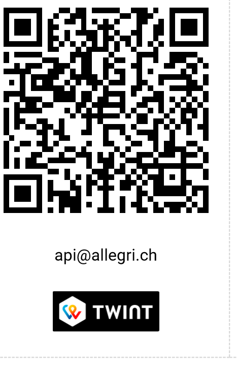QR TWINT personale